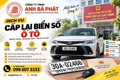 Tư vấn thủ tục cấp lại biển số xe bị mất